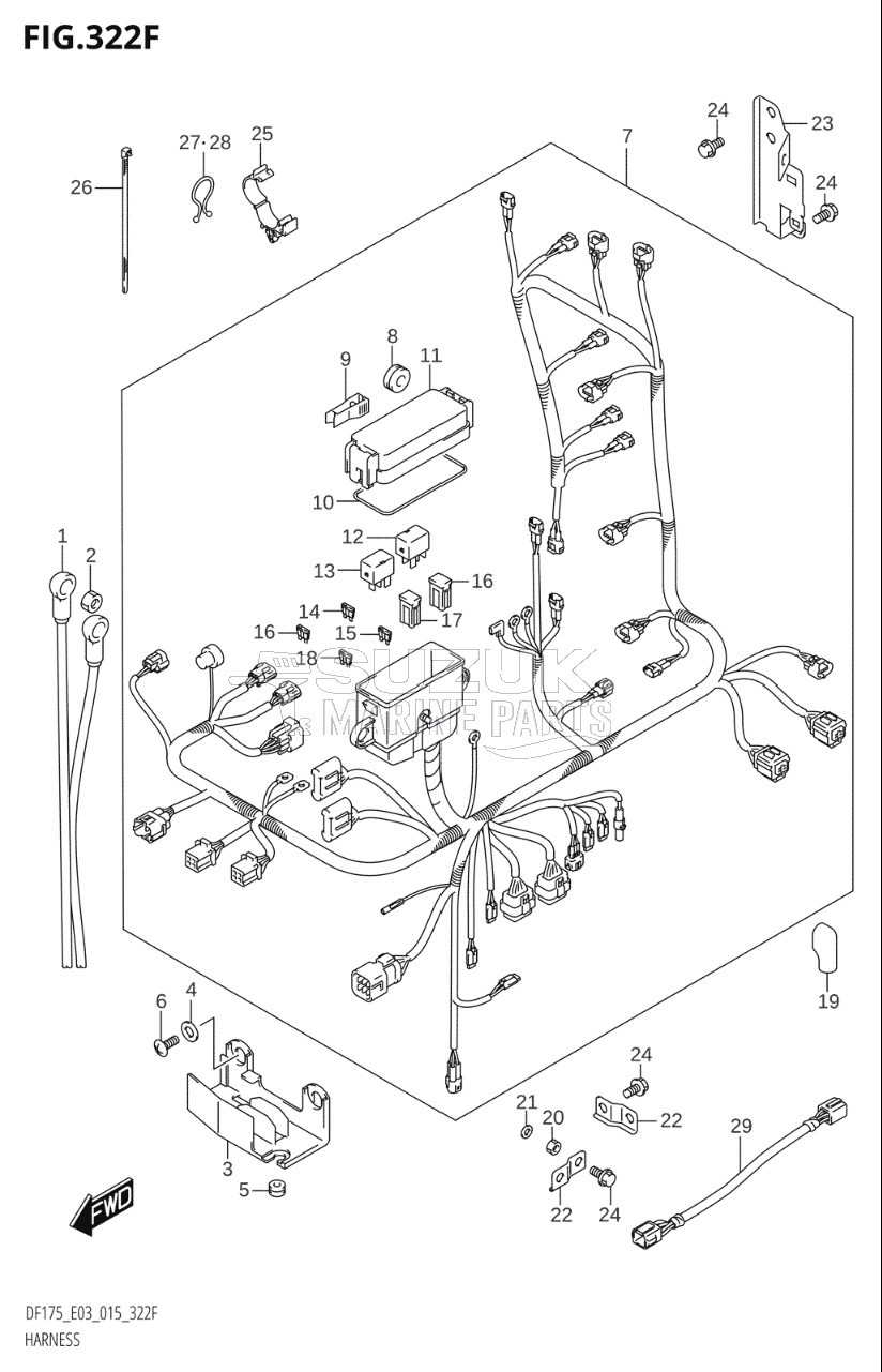 HARNESS (DF175TG:E03)