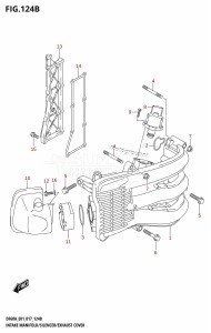 DF50A From 05003F-710001 (E01)  2017 drawing INTAKE MANIFOLD /​ SILENCER /​ EXHAUST COVER (DF40AQH:E01)