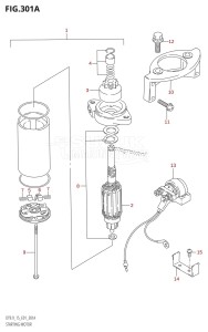 DT15 From 01501K-371001 (E36)  2003 drawing STARTING MOTOR