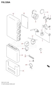 DF50 From 05001F-151001 (E40)  2001 drawing PTT SWITCH /​ ENGINE CONTROL UNIT