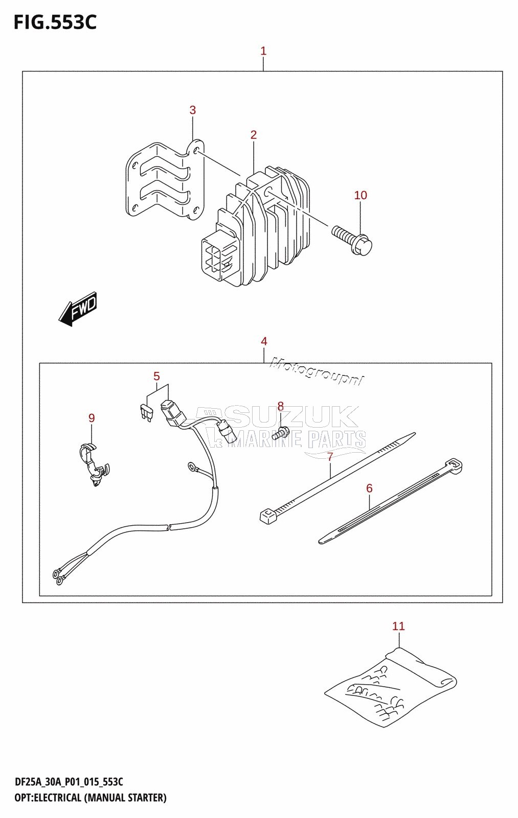 OPT:ELECTRICAL (MANUAL STARTER) (M-STARTER:DF30AQ:P01)