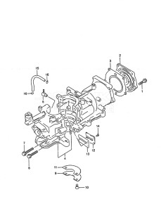 Outboard DT 5 drawing Cylinder Head