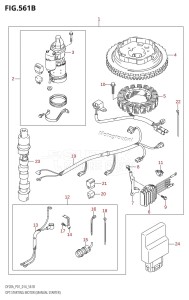 DF20A From 02002F-410001 (P01)  2014 drawing OPT:STARTING MOTOR (MANUAL STARTER) (DF15A:P01:M-STARTER)