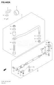 14001F-880001 (2008) 140hp E03-USA (DF140TK8) DF140 drawing DRAG LINK