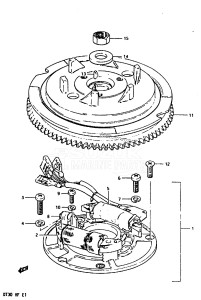 DT30 From 03001-511087 ()  1984 drawing MAGNETO