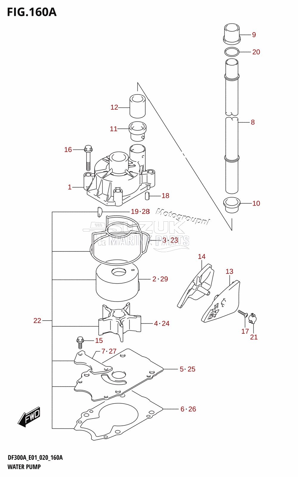 WATER PUMP (E01)