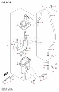 DF200A From 20003F-810001 (E01 E40)  2018 drawing FUEL VAPOR SEPARATOR (E40)