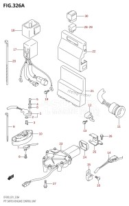 DF300 From 30001F-880001 (E01 E40)  2008 drawing PTT SWITCH /​ ENGINE CONTROL UNIT