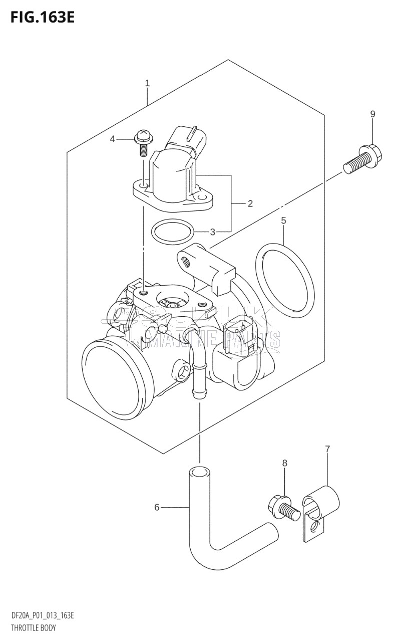 THROTTLE BODY (DF20A:P01)