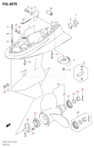 06003F-410001 (2014) 60hp E03-USA (DF60AVT) DF60A drawing GEAR CASE (DF60AVT)