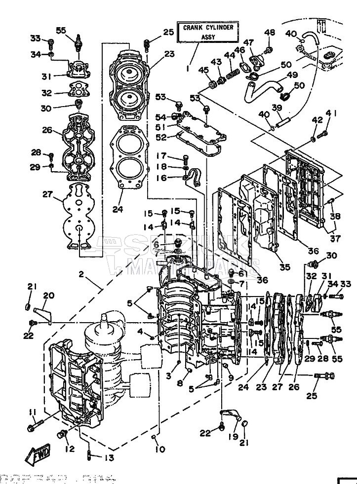 CYLINDER--CRANKCASE