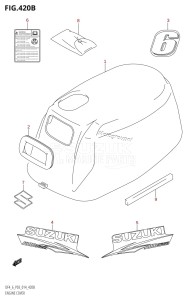 DF6 From 00602F-410001 (P03)  2014 drawing ENGINE COVER (DF6:P03)