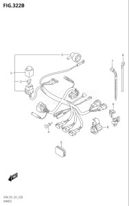 00801F-340001 (2023) 8hp P01-Gen. Export 1 (DF8A    DF8AR) DF8A drawing HARNESS ((DF8A,DF9.9A):023)