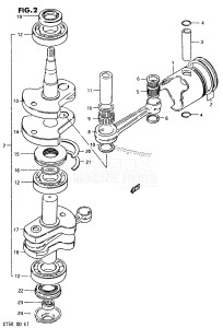 DT50 From 5002-300001 ()  1978 drawing CRANKSHAFT