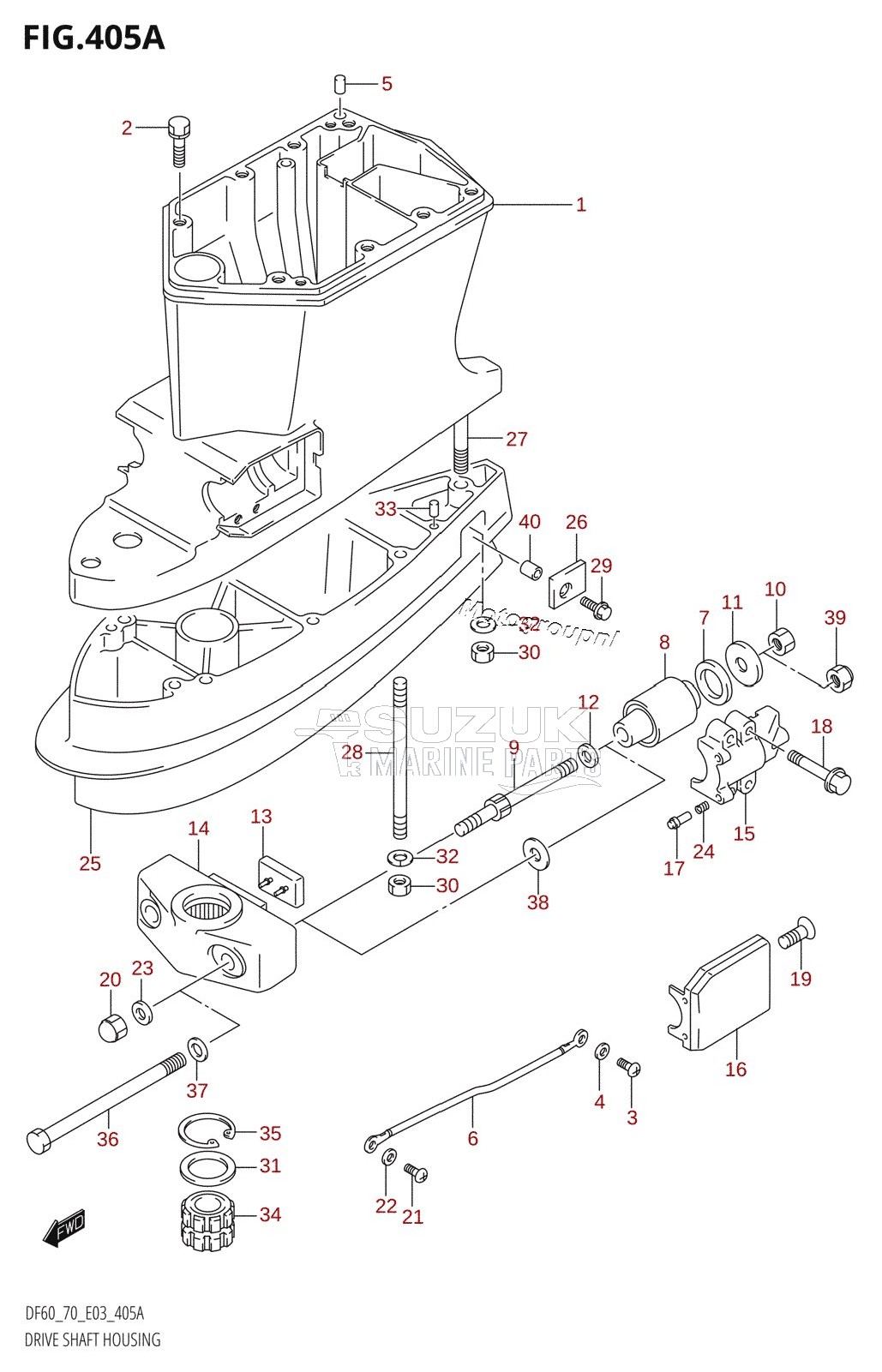 DRIVE SHAFT HOUSING