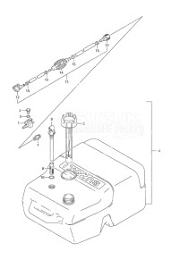 Outboard DF 30 drawing Fuel Tank