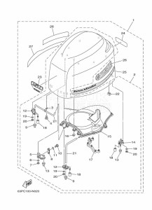 F150BETX drawing FAIRING-UPPER