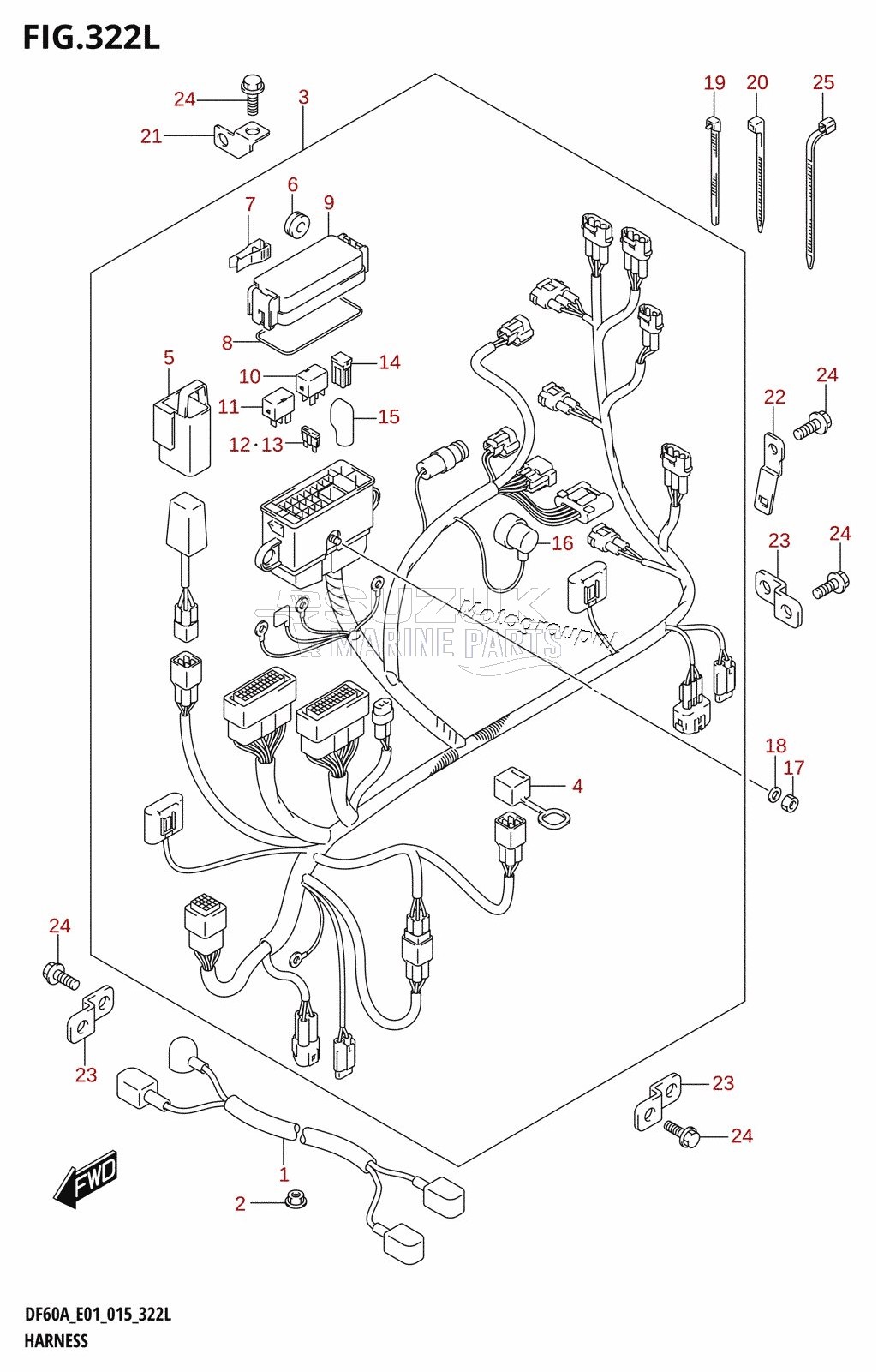 HARNESS (DF60ATH:E01)