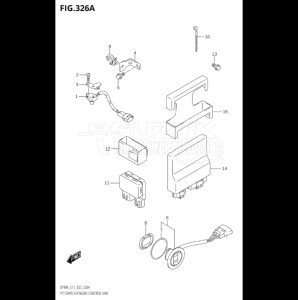 10004F-140001 (2021) 100hp E01 E40-Gen. Export 1 - Costa Rica (DF100BT  DF100BT   DF100BT) DF100B drawing PTT SWITCH / ENGINE CONTROL UNIT (SEE NOTE)