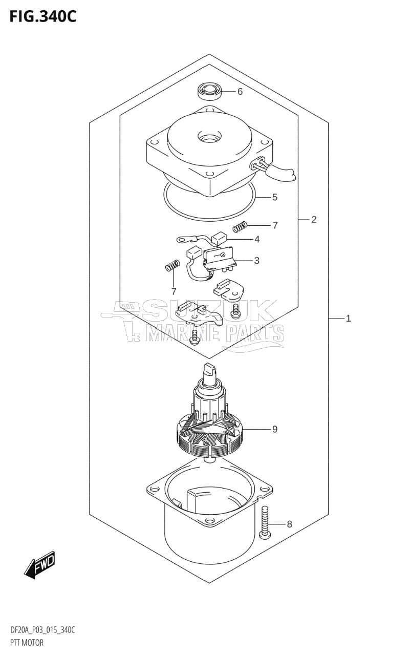 PTT MOTOR (DF15ATH:P03)