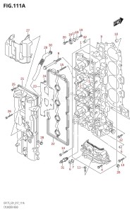 DF150Z From 15002Z-710001 (E01 E40)  2017 drawing CYLINDER HEAD (DF150T:E01)