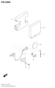 05003F-040001 (2020) 50hp E01-Gen. Export 1 (DF50A  DF50ATH) DF50A drawing PTT SWITCH / ENGINE CONTROL UNIT (DF60AQH:E40)