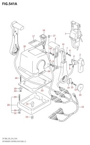 DF115A From 11503F-410001 (E03)  2014 drawing OPT:REMOTE CONTROL ASSY DUAL (1)