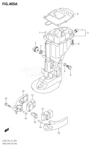 02002F-310001 (2013) 20hp P03-U.S.A (DF20A  DF20AR) DF20A drawing DRIVE SHAFT HOUSING