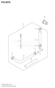 07002F-980001 (2009) 70hp E03-USA (DF70ATK9) DF70A drawing OPT:WATER PRESSURE GAUGE SUB KIT