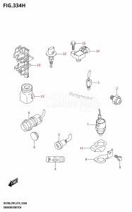 DF9.9B From 00995F-510001 (P03)  2015 drawing SENSOR /​ SWITCH (DF20A:P03)