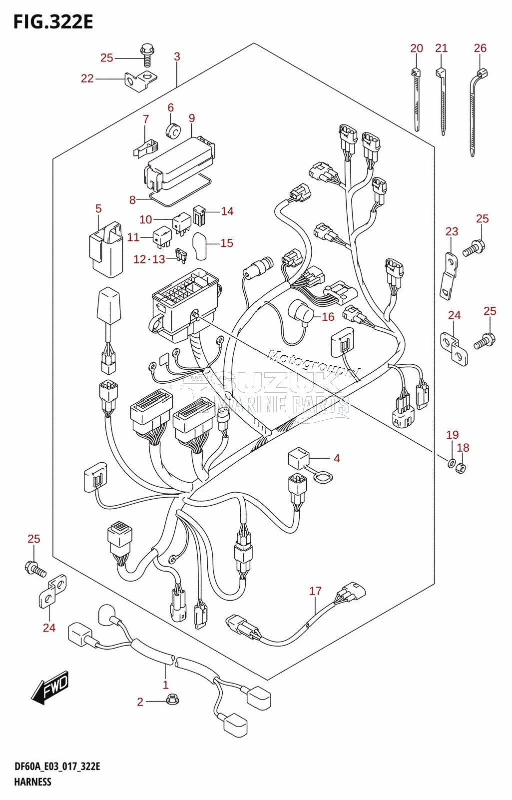 HARNESS (DF60AVT:E03)