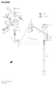 DF115Z From 11502Z-010001 (E03)  2010 drawing CLUTCH SHAFT (DF115Z:E03)