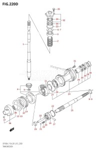 DF115AZ From 11503Z-310001 (E01 E40)  2013 drawing TRANSMISSION (DF115AT:E40)