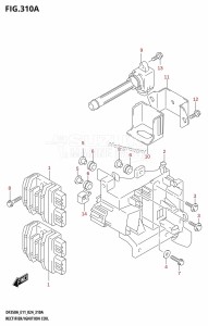 DF300B From 30003F-440001 (E11)  2024 drawing RECTIFIER /​ IGNITION COIL