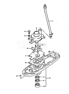 DT50 From 05003-401001 ()  1984 drawing WATER PUMP