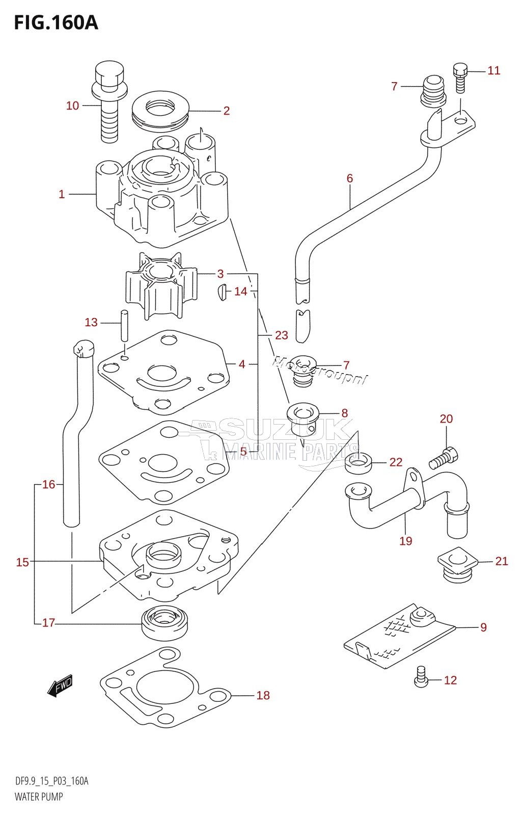 WATER PUMP (K4,K5,K6)