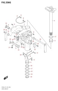 05004F-810001 (2018) 50hp E01-Gen. Export 1 (DF50AVT  DF50AVTH) DF50A drawing SWIVEL BRACKET (DF60ATH:E01,DF60ATH:E40)