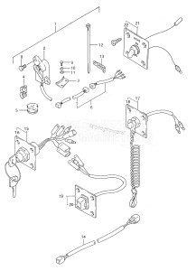 DT50 From 05004-461001 ()  1994 drawing OPT:PANEL SWITCH (~MODEL:95)