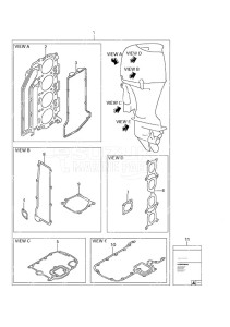 DF 140A drawing Gasket Set