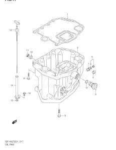 DF140 From 14000Z-251001 ()  2002 drawing OIL PAN