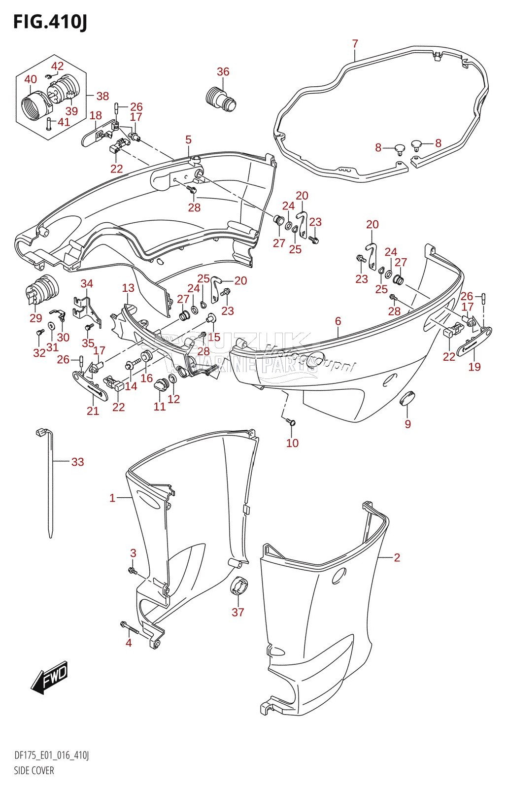 SIDE COVER (DF175T:E01)