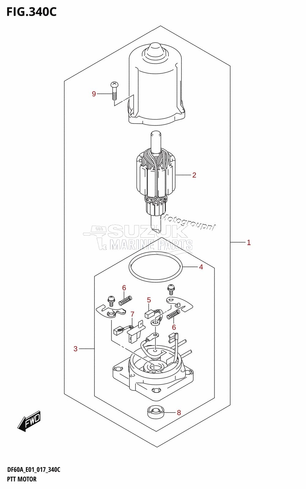 PTT MOTOR (DF40AST:E34)