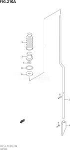 00502F-310001 (2013) 5hp P01-Gen. Export 1 (DF5) DF5 drawing SHIFT ROD