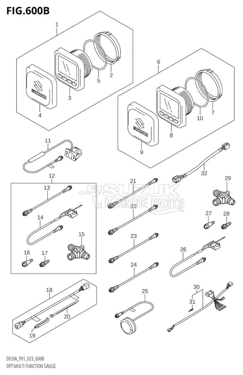 OPT:MULTI FUNCTION GAUGE (SEE NOTE)