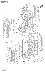 DF200 From 20002F-510001 (E01 E40)  2005 drawing CYLINDER HEAD (DF250T:E40)