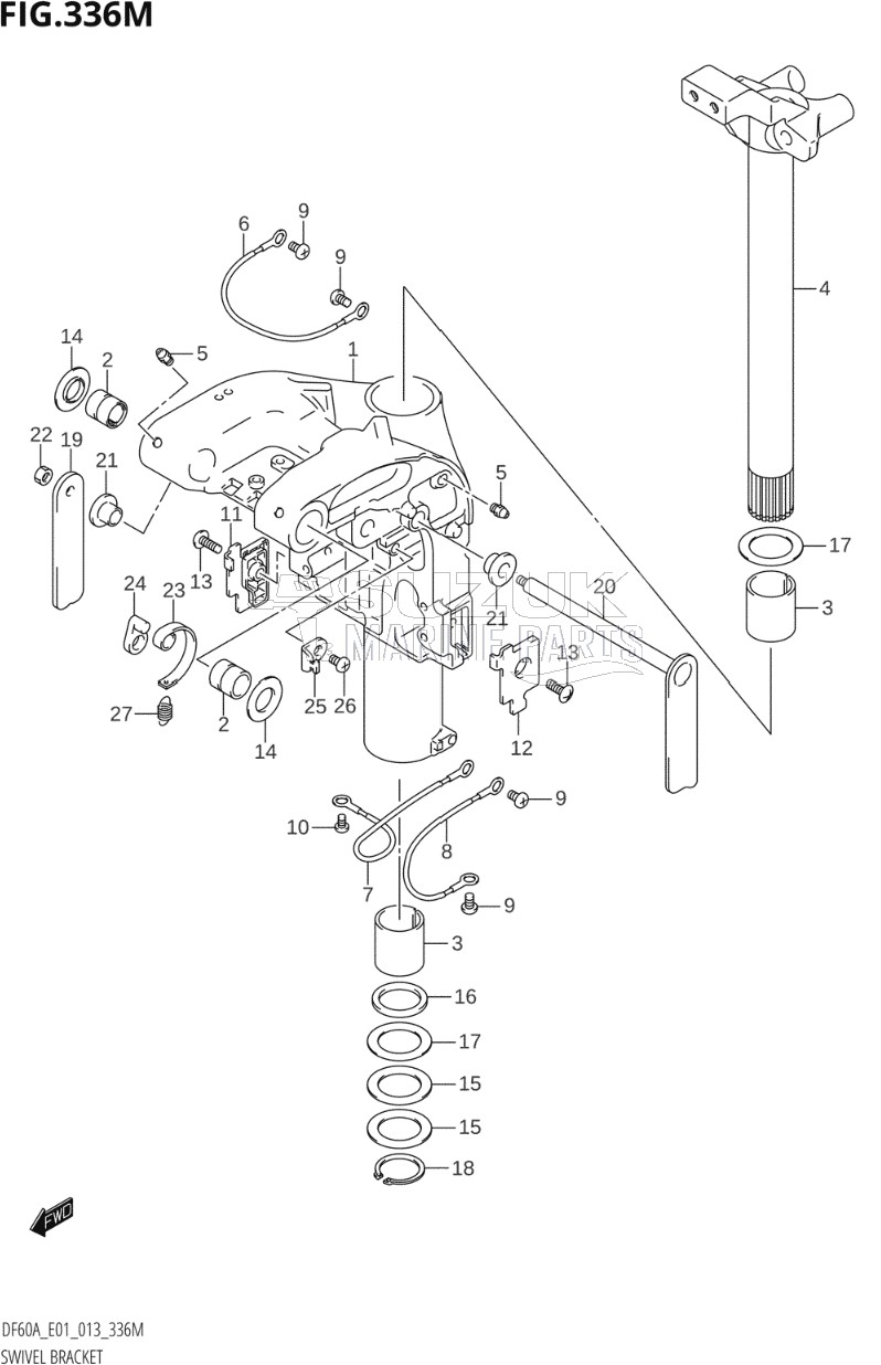 SWIVEL BRACKET (DF60ATH:E40)