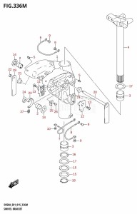 DF40A From 04003F-510001 (E01 E13)  2015 drawing SWIVEL BRACKET (DF60ATH:E40)