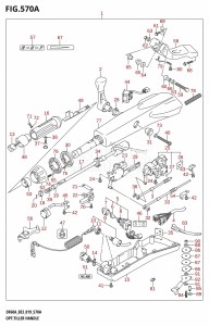 DF40A From 04003F-910001 (E03)  2019 drawing OPT:TILLER HANDLE (DF40A,DF50A)