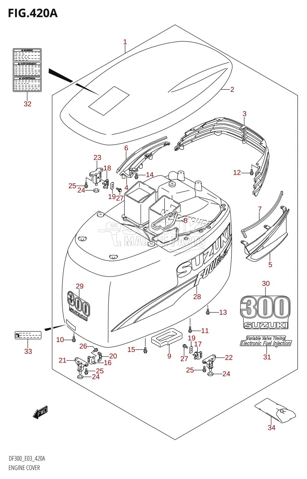 ENGINE COVER (K7,K8,K9)