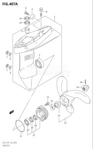 00252F-210001 (2012) 2.5hp P01-Gen. Export 1 (DF2.5) DF2.5 drawing GEAR CASE